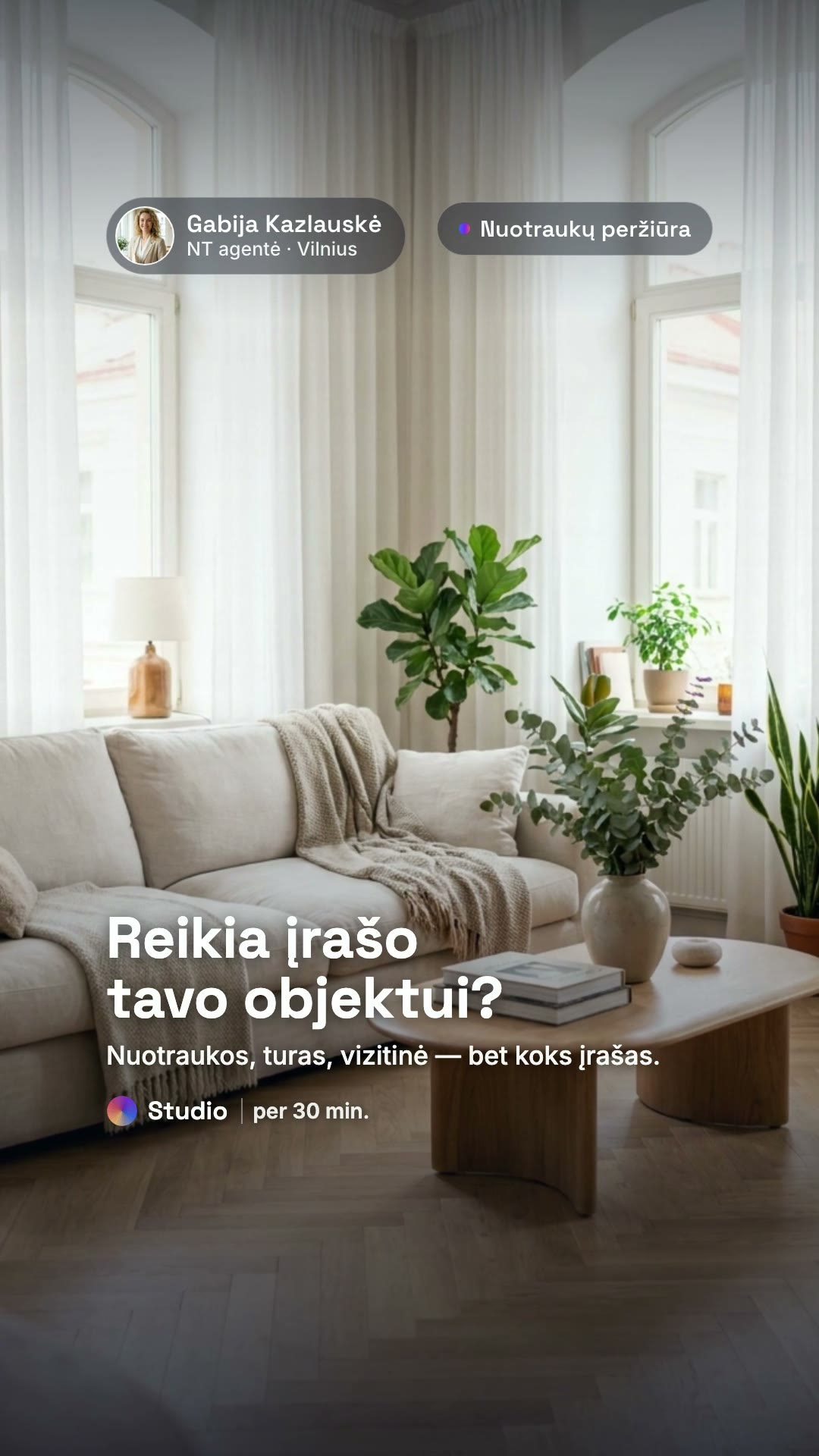 Real estate agent 9:16 vaizdo įrašas, sukurtas Alconost Studio