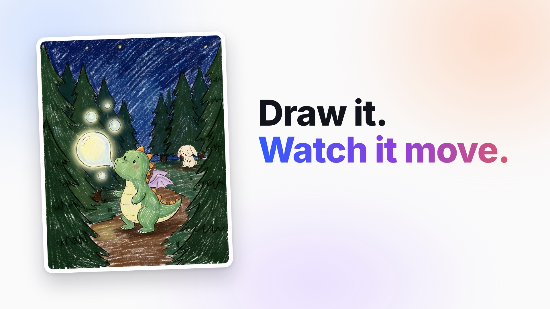 How to animate a drawing with AI