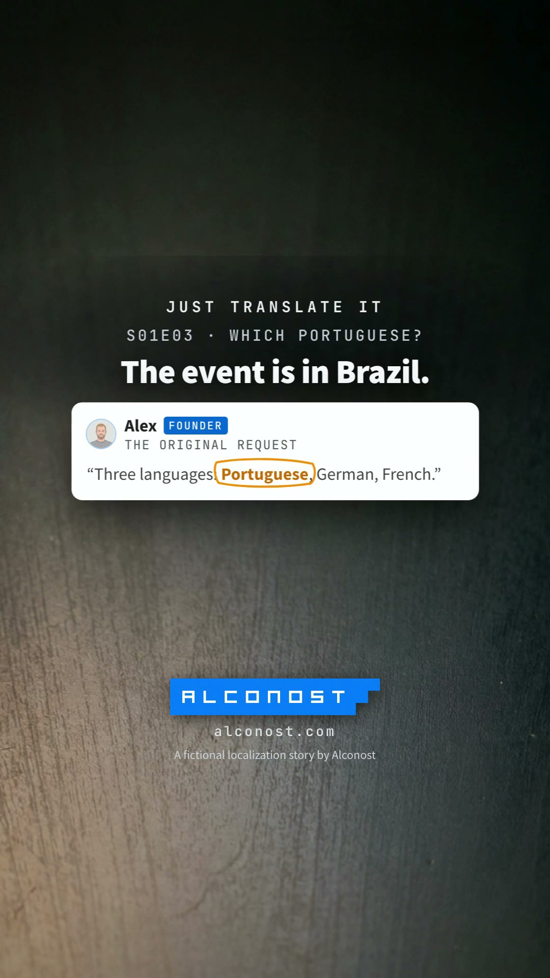 Just Translate It 9:16 vaizdo įrašas, sukurtas Alconost Studio