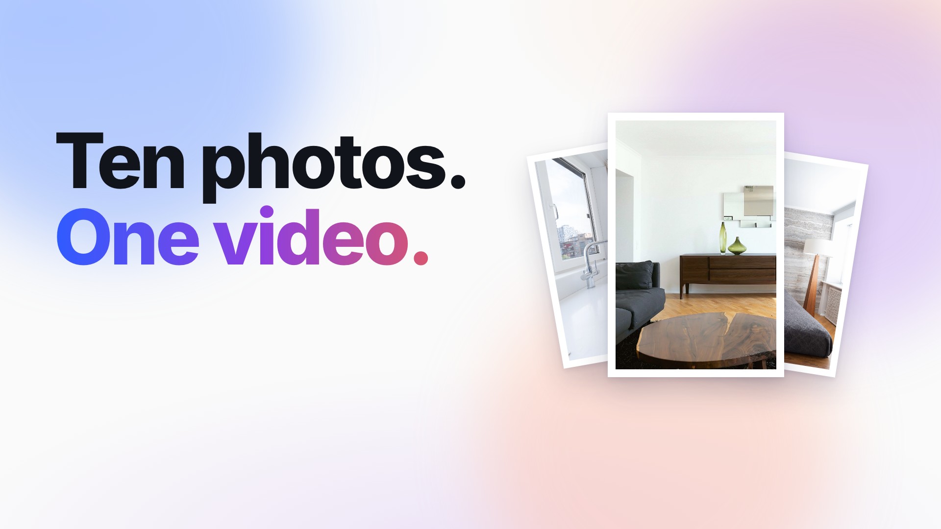 How to make a video from photos