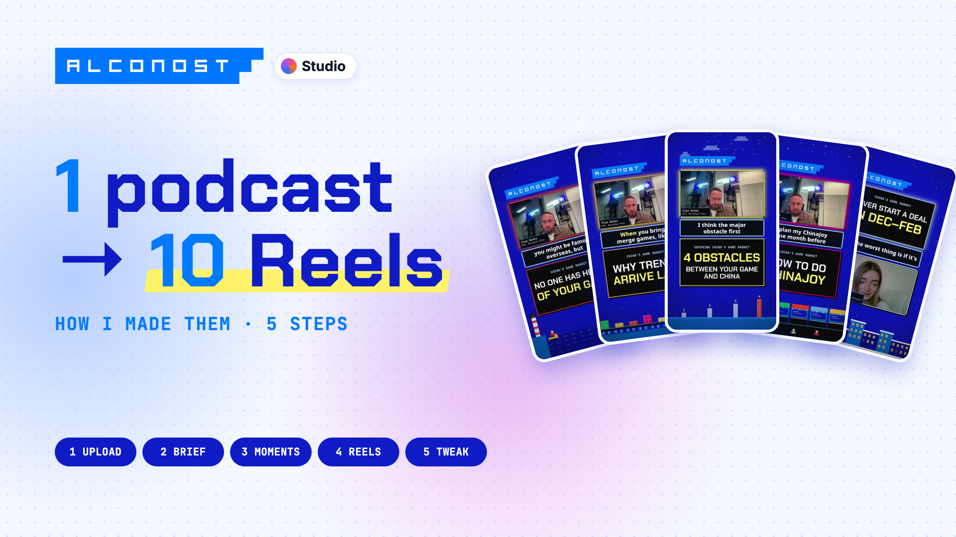 How to make Reels from a podcast